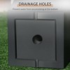 Resenkos Plant Pots, Flower Pots, Garden Planters,2-Pack Outdoor Planter Set, Flower Pots with Drainage Holes, Durable & Stackable Plant Pot, - 4 of 4