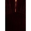 Petal and Pup Ricki Velvet Maxi Dress - Wine XS - 4 of 4