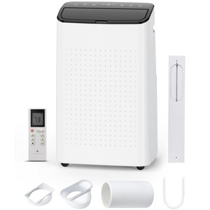 14,000 BTU Portable AC - 3-in-1 Cool/Dehumidify/Fan for 700SqFt, Smart/Sleep Mode, 24H Timer & Window Kit, Black - 1 of 4