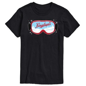Men's - Leinenkugal - Snowdrift Goggles with Logo Short Sleeve Graphic T-Shirt - 1 of 4
