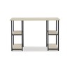 Signature Design by Ashley Contemporary Waylowe 48" Home Office Desk, Natural/Black - 3 of 4