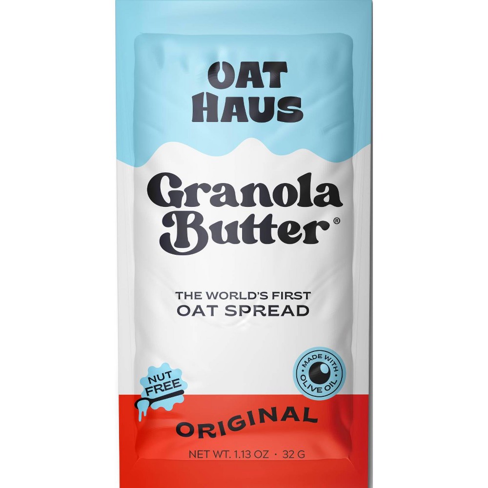 Oat Haus Original Granola Butter Squeeze - 1.13oz: Gluten-Free, Tree Nut Free, Vegan