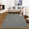 Area Rug Modern 9x12 Modern Abstract Accent Soft Hand Carved Contemporary Floor Carpet Fluffy Texture for Indoor Living Dining Room and Bedroom Area - 3 of 4