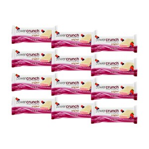 Power Crunch Original Wild Berry Creme Protein Energy Bar - 12 bars, 1.4 oz - 1 of 2
