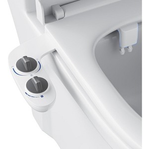 Garvee Mechanical Bidet Attachment, Bidet Attachment for Toilet, Toilet Bidet with Dual Self-Cleaning Nozzles, Rear and Feminine Wash - 1 of 4
