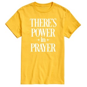 Men's - Instant Message - There's Power In Prayer Short Sleeve Graphic T-Shirt - 1 of 4