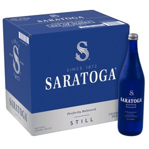Saratoga Natural Spring Water - 28 Oz. (Non-Carbonated, Pack of 12) Non-Carbonated 28 Fl Oz (Pack of 12) - 1 of 2