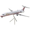 McDonnell Douglas MD-82 Commercial Aircraft "Trans World Airlines" White w/Stripes 1/200 Diecast Model Airplane by GeminiJets - 2 of 3