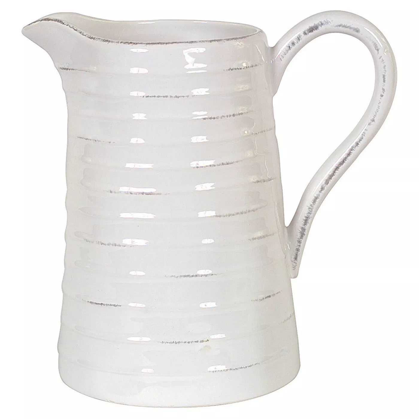 Ceramic Pitcher - White - 3R Studios - image 2 of 4