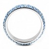 Slickblue Women’s Polished Stainless Steel Ring, Crystal Rhinestone Pave Design, Color Options, Sizes 5-10 - 4 of 4