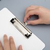 Simple File Board Folder Student Writing Board Paper Clip Restaurant Menu Folder(A4 Blue) - 3 of 4