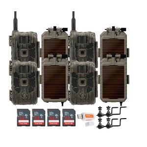 Stealth Cam 40MP Deceptor Max Trail Camera with Solar Panel (4-Pack) Bundle - 1 of 4