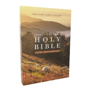 NKJV Super Giant Print New Testament, Softcover, Red Letter, Comfort Print - by  Thomas Nelson (Paperback) - 1 of 1