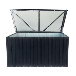 Cesicia Metal Storage Box Store Large, Outdoor Use - 1 of 4