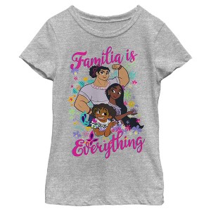 Girl's Encanto Familia is Everything T-Shirt - 1 of 4