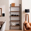 MH London Milton 70" Solid Wood and Metal 5-Tier Open Etagere Bookcase - 4 of 4