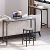 COZONY 39.4" Gray Console Table for Entryway, Narrow Sofa Table Behind Couch, Rustic Industrial Skinny Table for Living Room, Hallway - 2 of 4