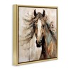 Stupell Industries Brown Horse with Florals, 18" x 18" - 3 of 4