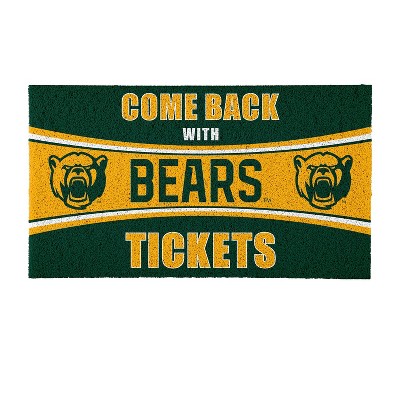 Evergreen Come Back with Tickets Baylor University 28" x 16" Woven PVC Indoor Outdoor Doormat