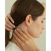 Bearfruit Jewelry Sterling Silver 18k Gold Plated Alexandra Stud Earrings - 2 of 4