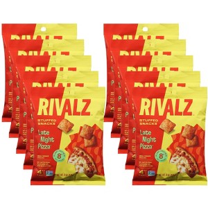 Rivalz Late Night Pizza Stuffed Snacks - Case of 10/6 oz - 1 of 4