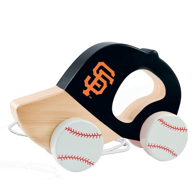 BabyFanatic Wood Push And Pull Toy - MLB San Francisco Giants