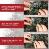 4.5ft Artificial Christmas Tree with 108/200/300 Warm LED Lights for Home, Entrances, Prelit Snow Flocked Xmas Tree, Retro Pot - 4 of 4