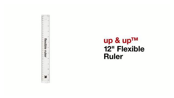 12" Flexible Ruler - up & up™, 2 of 5, play video