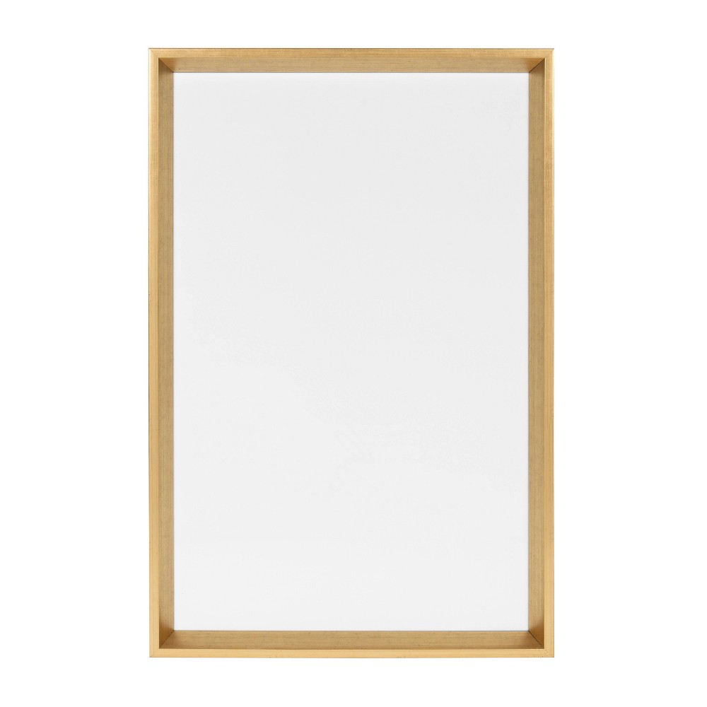 Photos - Dry Erase Board / Flipchart 25.5" x 16.5" Calter Framed Magnetic Dry Erase Board Gold - Kate and Laure