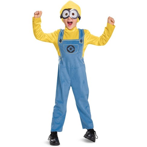MINION DESPICABLE ME CHILD COSTUME KIDS PARTY DRESS UP SIZE SMALL 4/6