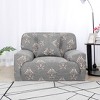 PiccoCasa Printed Stretch Soft Sofa Slipcovers with One Pillow Case - 2 of 3