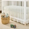 Cotton Percale Fitted Crib Sheet - Hearth & Hand™ with Magnolia - 2 of 4