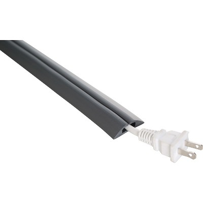 UT Wire 5 ft. Compact Cord Protector Dark Gray UTW-CPM5-GY
