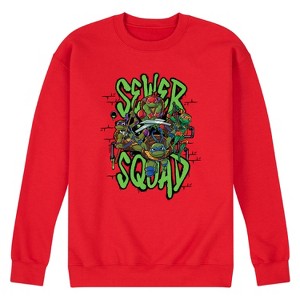 Men's - Teenage Mutant Ninja Turtles - Sewer Squad Graphic Fleece Sweatshirt - 1 of 4