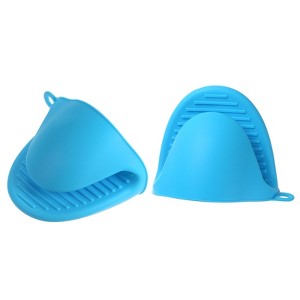 Unique Bargains Silicone Heat Resistant Anti-Slip Waterproof Mitts 2 Pcs - 1 of 4