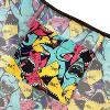 Wrapables Large & Small Foldable Nylon Reusable Shopping Grocery Bags (Set of 2), Happy Sharks - 4 of 4