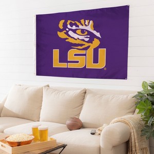 Evergreen Louisiana State University 3' x 5' Indoor Outdoor Flag for Home Apartment Dorm Rooms - 1 of 1