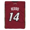 Sleep Squad Miami Heat Tyler Herro 60 X 80 Raschel Plush Jersey Blanket :  Target