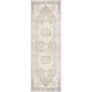Nourison Vintage Washables Floral Persian Non-Slip Indoor Rug - 1 of 4