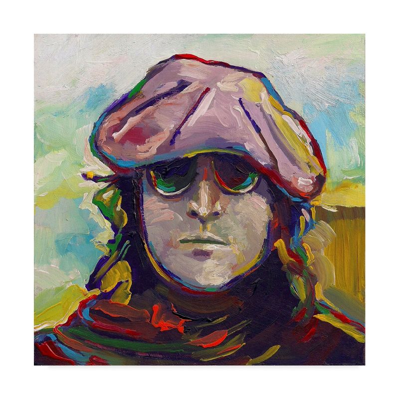 Trademark Fine Art -Howie Green 'John Lennon Hat' Canvas Art, 2 of 4
