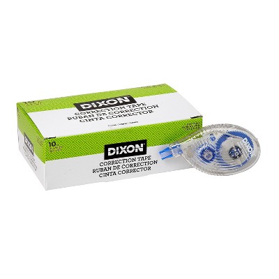 Dixon Correction Tape White 10 Count (DIX31930)
