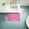 Stupell Industries Western Greeting Howdy Pink Printed Plush Bathroom Floor Mat, design by Lettered and Lined - 4 of 4