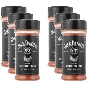 Jack Daniels Seasoning Rub Chicken - Pack of 6 - 6  OZ - 1 of 2