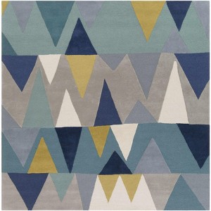 Hauteloom Square Area Rug   Navy - 1 of 4