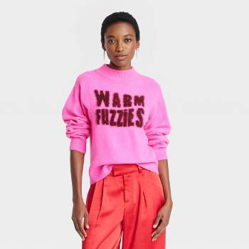 Women's Crewneck Graphic Pullover Sweater - A New Day™