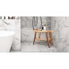 EcoDecors® Satori® 24" Teak Wood Shower Bench with Shelf in EarthyTeak Finish - 2 of 4