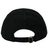 Loki Red White and Blue Button Embroidered Black Cotton Twill Hat - 4 of 4