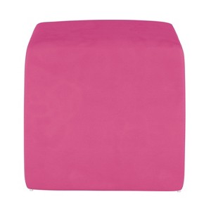 Kids Cube Ottoman Premier Hot Pink - Pillowfort