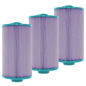 Hurricane Filters HF4H21-01P Platinum Purple Pool Filter Cartridge - for PTL18P4, Unicel 4CH-21, Filbur FC-0136, Pageant Spa Top Load, 3 Pack - 1 of 4