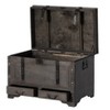 Vintiquewise Large Grey Storage Trunk Chest With Drawer Organizer and Handles for Easy Moving - 3 of 4
